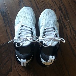 Nike White and Black Athletic Shoes